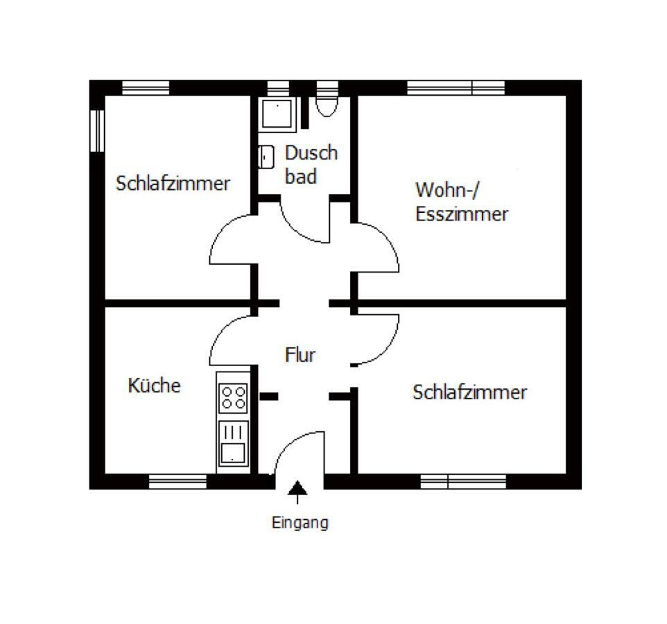 Ankerplatz Villa Westerronfeld Bagian luar foto